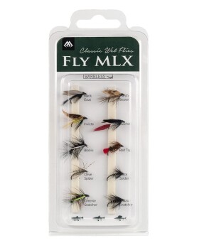 Mikado Sada mokrých mušek Wet Flies Barbless 10ks,Mikado Sada mokrých mušek Wet Flies Barbless 10ks
