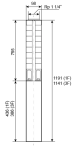 Ponorné čerpadlo EVAK V4S-2M28, 230V, 1,5kW, 2m kabelu