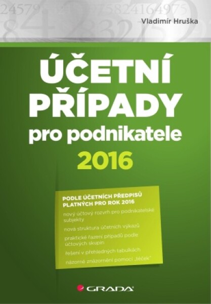 Účetní případy pro podnikatele 2016 - Vladimír Hruška - e-kniha