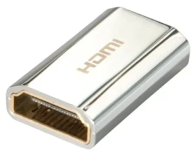 Lindy CROMO metalická / Redukce HDMI / Female - Female (41509)