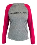 Dres HAVEN Factory Trail women pink/grey, vel. M (volný dres jednoduchého designu)
