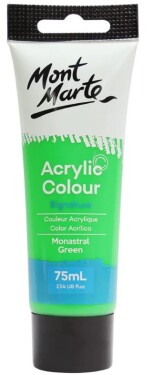 Mont Marte akrylová barva 75 ml zelená Monastral Green tuba