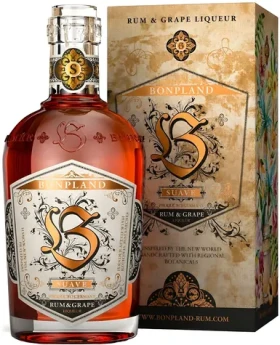 Bonpland Suave Rum Grape / Třtinový likér / Dárkové balení / 30 % / 0,5 l (4260270192621)
