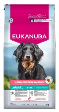 Eukanuba Special Care Mono-Protein Adult losos / Granule pro psy / bez obilovin / 12 kg (174-196541)