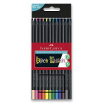 Pastelky Faber-Castel trojhranné, black edition - sada 12 barev
