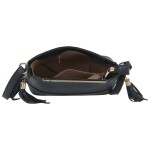 Módní dámská koženková crossbody kabelka Vaios, tmavě modrá