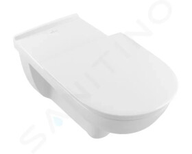 VILLEROY & BOCH - ViCare Závěsné WC bezbariérové, zadní odpad, DirectFlush, CeramicPlus, alpská bílá 4601R0R1