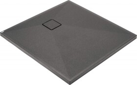 DEANTE - Correo antracit metalic - Granitová sprchová vanička, čtvercová, 90x90 cm KQR_T41B