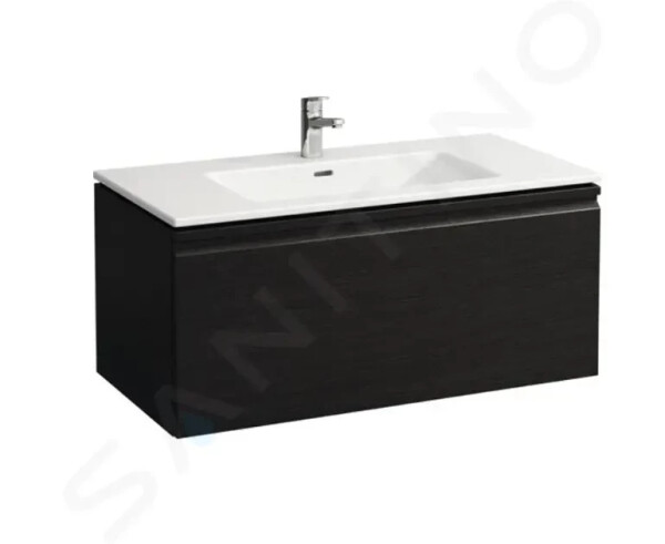 Laufen - Pro S Skříňka s umyvadlem, 1000x500 mm, 1 zásuvka, wenge H8609654231041