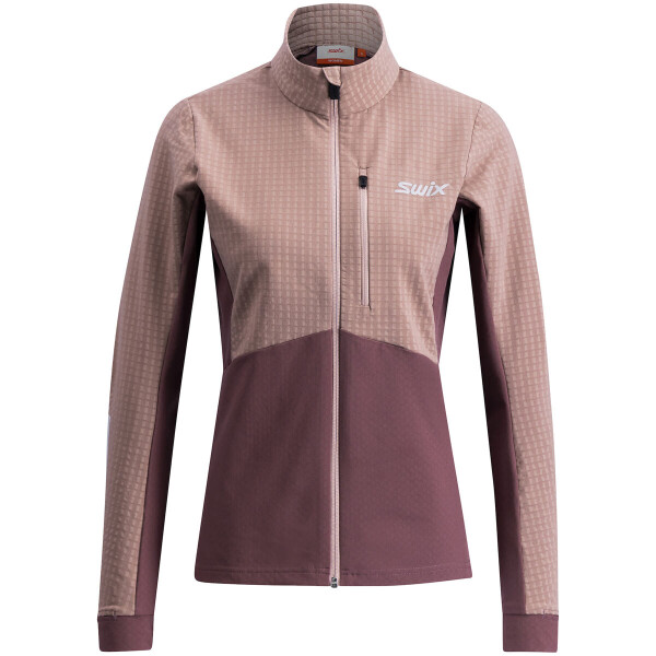 Dámská funkční mikina Swix Pace Hybrid Full Zip Midlayer W