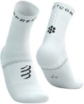 Kompresní běžecké ponožky Compressport Pro Marathon Socks V2.0 White/Black Velikost: EU