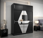 Šatní skříň Abi Bo s nástavcem Barva korpusu: Dub artisan, Rozměry: 250 cm, Dveře: Dub artisan