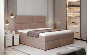 Boxspring Florence Rozměr: 145 x 210 cm, látka: Monolith 09