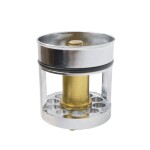 Mereo Výpusť uzavírací CLIC-CLAC, celokovová s přepadem, pochromovaná mosaz, ø 5/4", vytahovací se sítkem CH03V