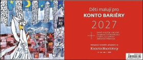 Kalendář stolní 2027 - Děti malují pro Konto Bariéry