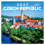 Nástěnný kalendář poznámkový 2027 Notique Česká republika, 20 x 20 cm