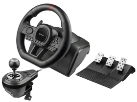 Tracer SimRacer Manual Gearbox 6in1 černá / Sada volantu, pedálů a řadicí páky / PC, PS3, PS4, Xbox, Switch / 270° (TRAJOY47345)