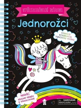 PIKOLA Škrabací obrázky Jednorožci
