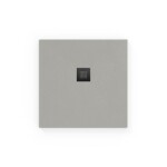 Sprchová vanička čtvercová SAT Alek 90x90 cm litý mramor šedá SATALEK90QS SATALEK90QS