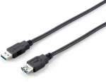 Equip černá / Prodlužovací kabel / USB-A - USB-A / 2 m / USB 3.0 (128398)