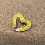 Pinarna.cz Tužka ve tvaru srdce - Make more art / Vytvářejte více umění