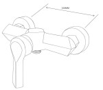 MEXEN/S - Saber DF62 Set umyvadlové a sprchové baterie s příslušenstvím, chrom 72104DF62-00