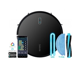 Salente G4, robotický vysavač, stírání vodou, UVC sterilizace, černý EDF_546972