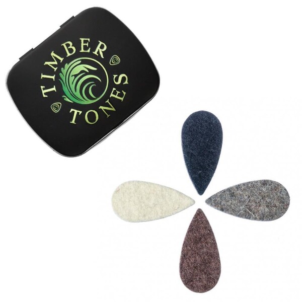 Timber Tones Felt Tones Teardrop Mixed 4-Pack Tin