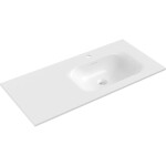 MEXEN - Vela umyvadlo zapuštěné do desky pravá 101 x 46,5, bílá mat 25231001P