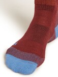 Dámské merino lyžařské ponožky ICEBREAKER Wmns Ski+ Medium OTC, Port/Baja/Cedar Wood velikost: 41-43 (L)