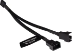 Alphacool Y-Splitter PWM černá / Rozbočovací kabel / 4-pin na 2x 4-pin PWM / 15 cm (18676)