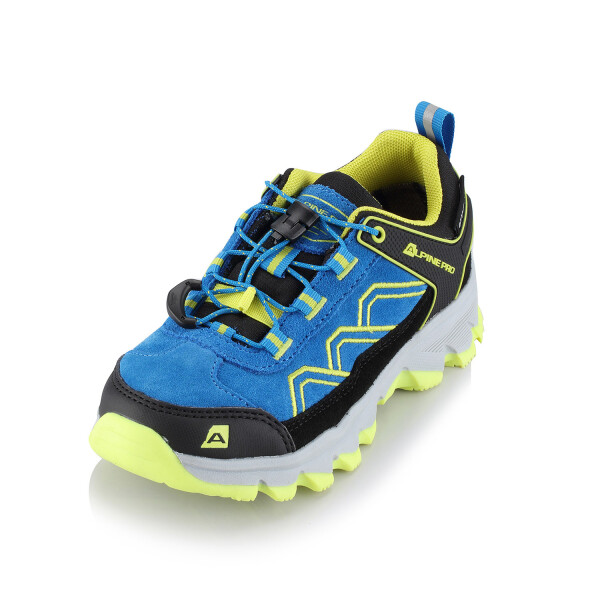 Dětská outdoorová obuv s membránou ptx ALPINE PRO MOLLEHO electric blue lemonade 32