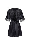 Dámský župan Delight dressing gown - BEAUTY NIGHT FASHION černá L/XL