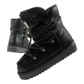 D.Franklin dámské sněhové boty zimní módní kožešina zateplené černé dámské 42