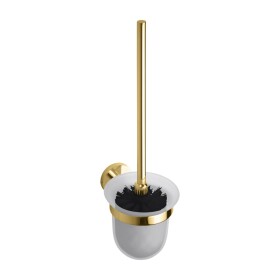 HOPA - WC štetka, miska sklo, 95×360×140 mm - Barva - Zlatá lesklá KDBE161113017