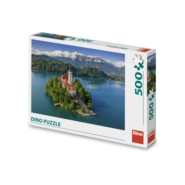 Puzzle Jezero Bled 500 dílků - Dino