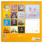Poznámkový kalendář Babies Věra Zlevorová 2025, 30 30 cm