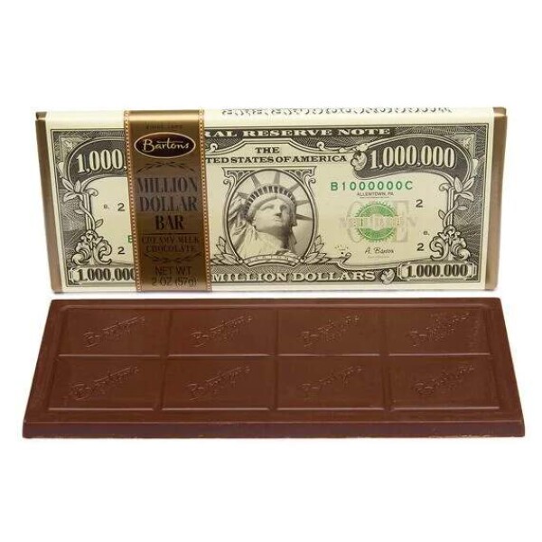 Bartons Million Dollar mléčná čokoláda 57g