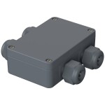 Bopla POLYMAS PK 102-411 38102400 univerzální pouzdro 98 x 64 x 34 polyamid stříbrnošedá (RAL 7001) 1 ks