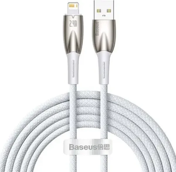 Baseus CADH000202 Kabel USB-A (M) - Lightning (M) 1 m bílá (CADH000202)