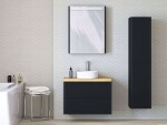Mereo Siena, koupelnová skříňka 100 cm, černá mat CN442S
