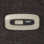 Relaxační křeslo, elektrické zabudované ovládání, hnědá, látka, TV-B3973 BR2