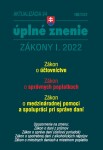 Aktualizácia I/4 2022 daňové účtovné zákony