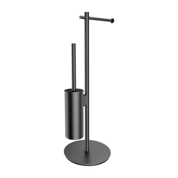 OMNIRES - MODERN PROJECT volně stojící držák na toaletní papír a kartáč, grafit MP60810GR