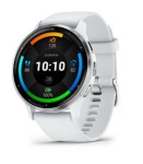 Garmin Venu 3 bílo-stříbrná / Chytré hodinky / 1.4" / BT / ANT+ / Wi-Fi / 5ATM (010-02784-00)