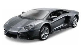 Maisto Kit Lamborghini Aventador model ke skládání šedá 1:24