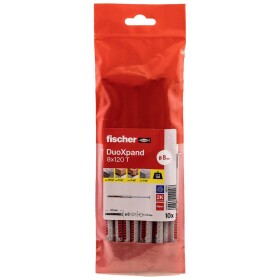 Fischer 562201 DuoXpand hmoždinka s dlouhým dříkem 120 mm 8 mm 10 ks