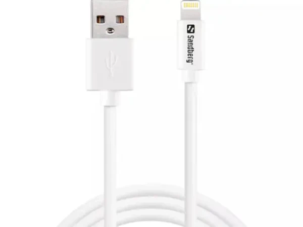 Sandberg USBLightning MFI 1m SAVER bílá / nabíjecí kabel USB-C na Lightning