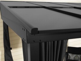 Sojag St. Barth nástěnná pergola 10x12 296x364x240 cm antracit