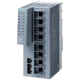 Siemens 6GK5108-0BA00-2AC2 průmyslový ethernetový switch, 10 / 100 MBit/s